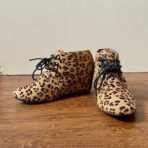 Leopard Print Heeled Bootie BOGO